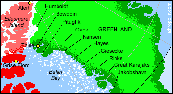 iceberg alley canada map
